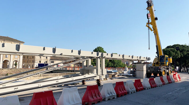 A Senigallia nuove modifiche alla viabilità per installare la passerella ciclopedonale